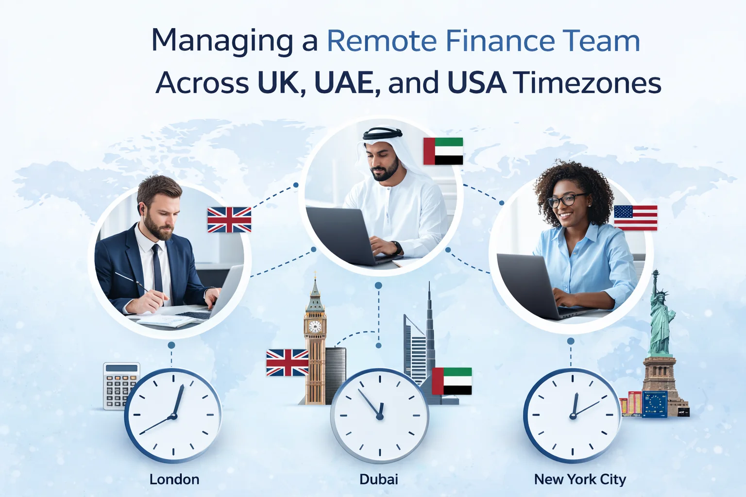 Managing a Remote Finance Team Across UK, UAE and USA Time Zones | Crossfoot