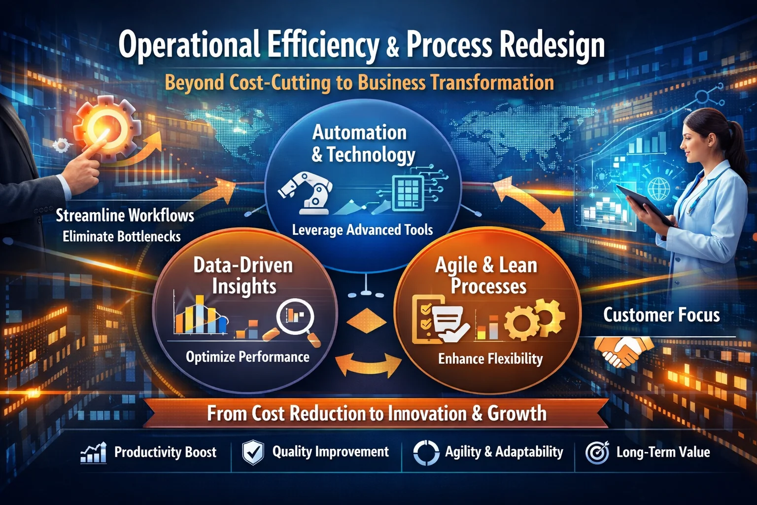 Operational Efficiency & Process Redesign: Beyond Cost-Cutting to Business Transformation | Crossfoot
