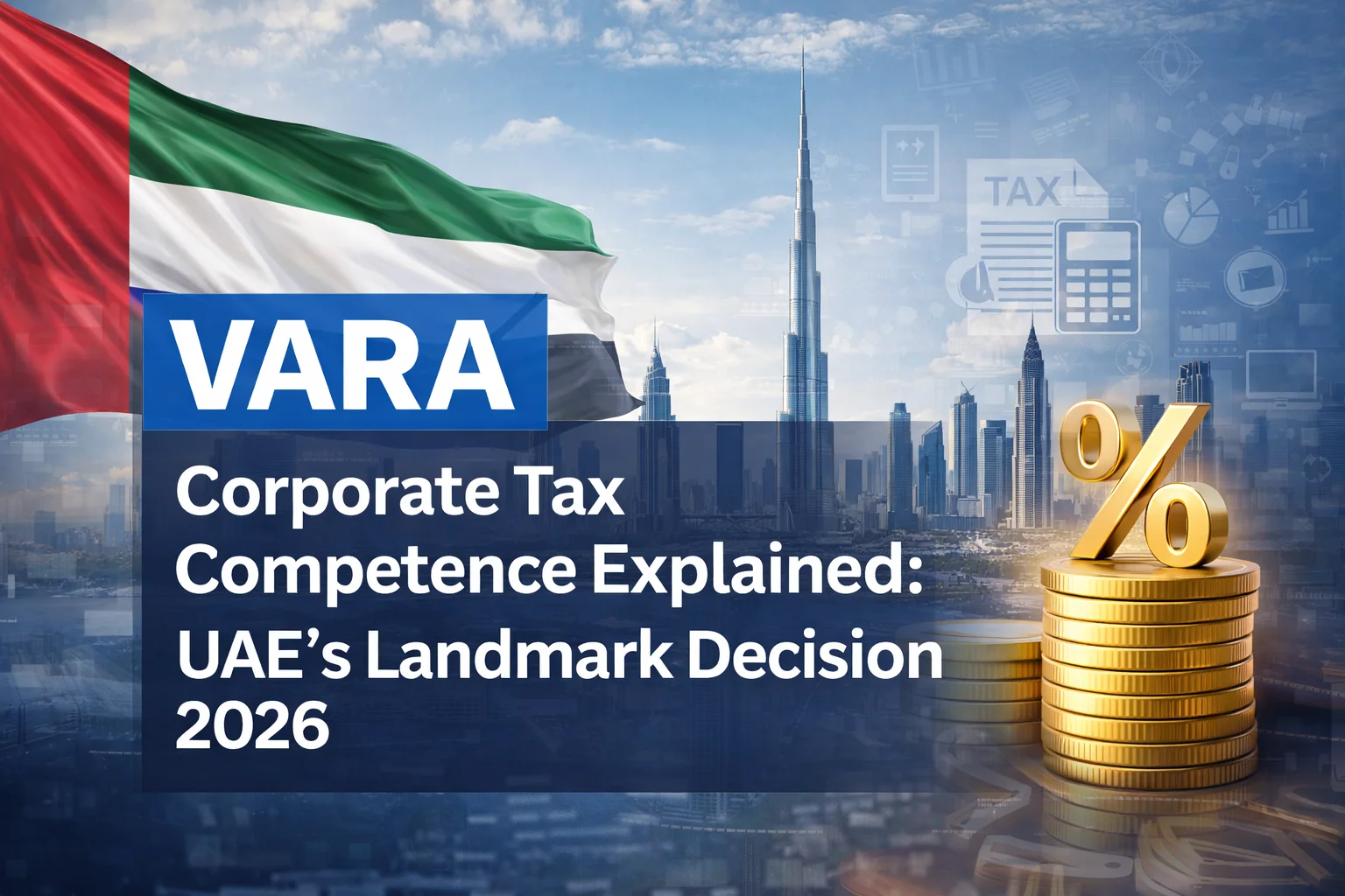 VARA Corporate Tax Competence Explained: UAE's Landmark Decision 2026