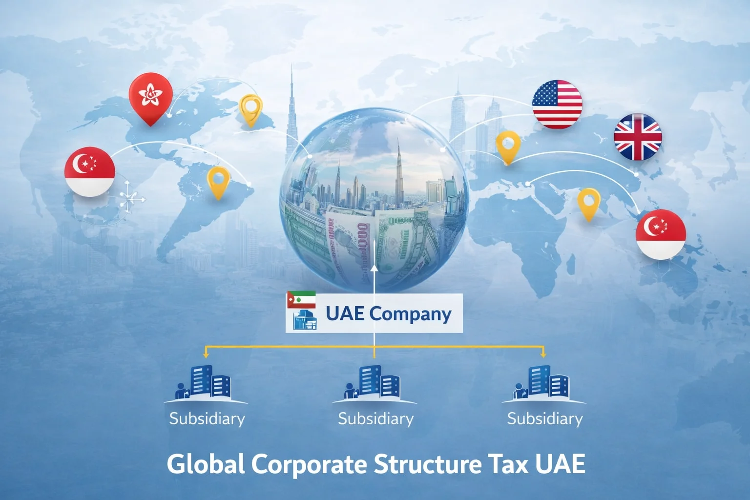 Global Corporate Structure Tax UAE 2026: Complete Guide | Crossfoot